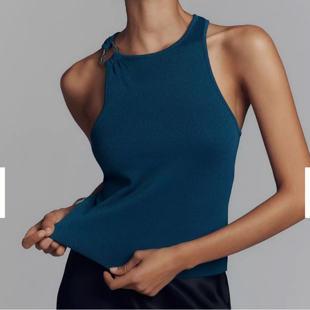 Anthropologie Cut-in Sweater Tank